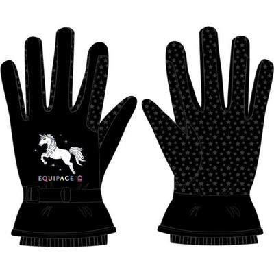 Equipage Equipage Rukavice jezdecké Siri zimní dětské černé