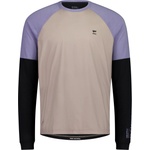 Mons Royale Мъжка фланелка с дълъг ръкав за колоездене Mons Royale Tarn Merino Bike Wind Jersey Cycling jersey - Cinder / Blue Granite / Black - размер XXL (056-3549-0515)