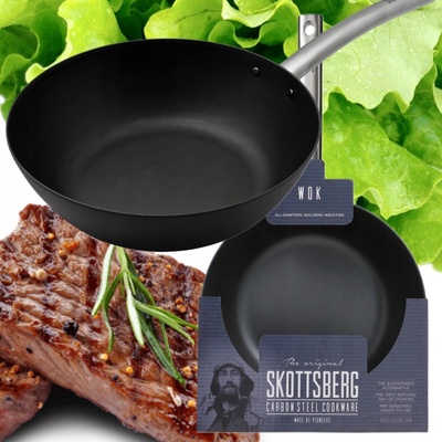 SKOTTSBERG WOK Z UHLÍKOVÉ OCELI 28 cm