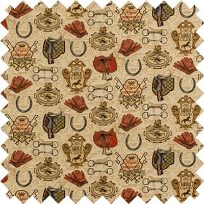 BARRINGTON FURNITURE Látka koňský motiv Horse šíře 142cm