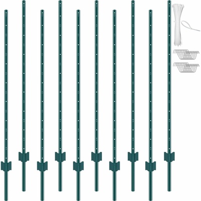 Zahradní sloupek Vevor ocel Q235 1,5 m 10 ks