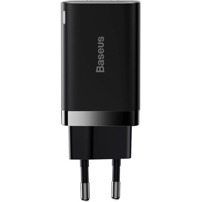 Baseus Зарядно устройство Baseus - Super Pro, USB-A/C, 30W, черно (CCSUPP-E01_VZ)