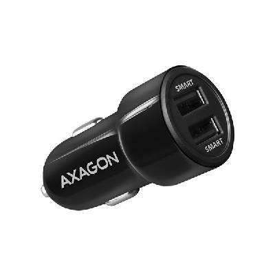 AXAGON PWC-5V5, SMART nabíječka do auta, 2x port 5V-2.4A + 2.4A, 24W - AXAGON PWC-5V5