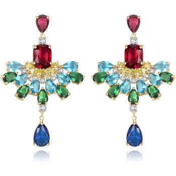 HARAHU Обеците Валентина - Многоцветен kp32609 (va-32609)