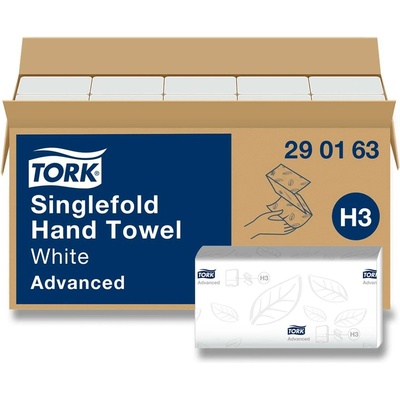 Tork Singlefold, dvouvrstvé, bílé, 250 útržků