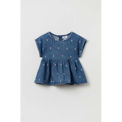 OVS Бебешка блуза OVS в синьо с принт (1713241.Girl.9.36months)