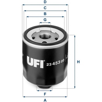 Olejový filtr UFI 23.453.00