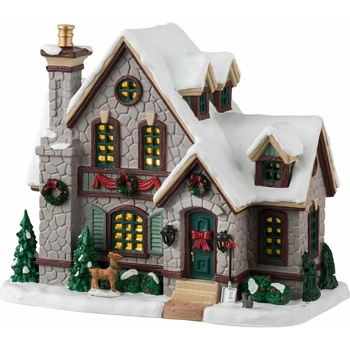 Svietiaci domček Lemax 45235 Biele Vianoce