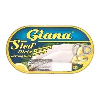Giana Sleď filety v rastlinnom oleji 170 g