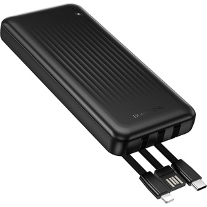 BOROFONE Външна батерия - Borofone (BJ79 Clever) - вграден 3-in-1 кабел, 10000mAh - Черен