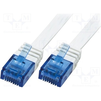 Logilink CF2111U Patch, Cat.6A U/UTP SlimLine, 20m, bílý
