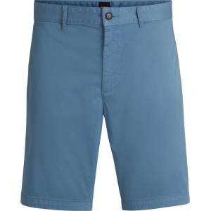 Boss Къси панталони Boss Mens BOSS ORANGE Soft Chino Shorts - Open Blue 462