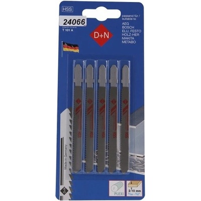 Levior Plátky do přímočaré pily HSS 75/1. 45mm 5ks 31_220