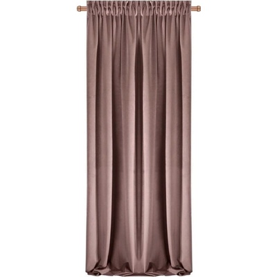 BytoTex Sametový závěs Anisa 135x270 cm na pásce - růžový