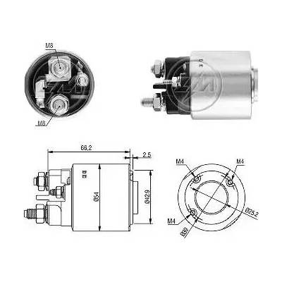 ERA Elektromagnetický spínač startéru ERA ZM3497