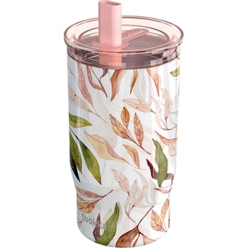 Quokka Mist Falling Leaves термо чаша със сламка, 720 мл (40167)