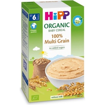 Hipp Био безмлечна инстантна каша Hipp - Многозърнеста, 200 g (30405)