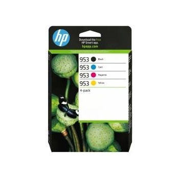 HP Compaq HP 953 4-Pack CMYK(4) Original Combo Ink Cartridge - 6ZC69AE#LS1