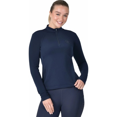 Dublin Brushed Long Sleeved Mid Layer - Navy