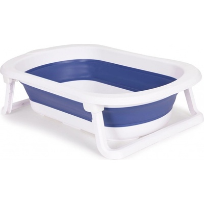 EcoToys Dětská skládací vanička s odtokem modrá Mráček