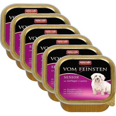 Animonda Vom Feinsten Senior Dog hydina a jahňa 6 x 150 g