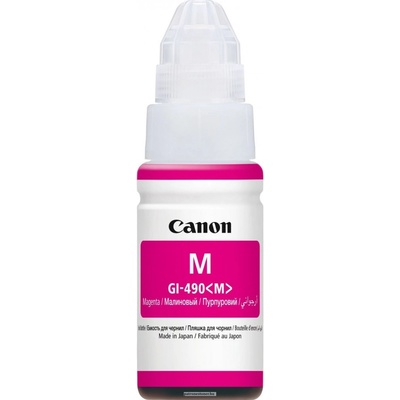 Canon ОРИГИНАЛНО МАСТИЛО canon gi-490 magenta (70ml) (0665c001)