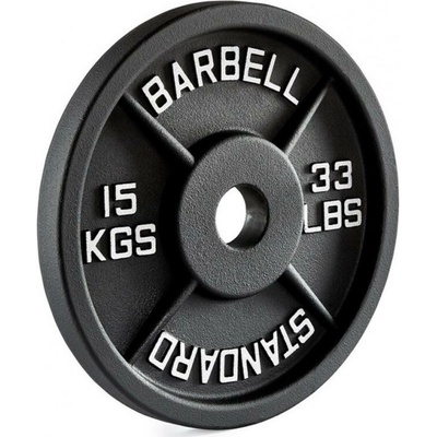 4Gyms Liatinový kotúč 51 mm 15 kg