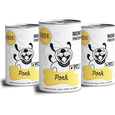 Pepe Adult mono protein vepřové 3 x 400 g