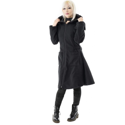 Poizen industries дамско палто poizen industries - janie - ЧЕРНО - poi1425