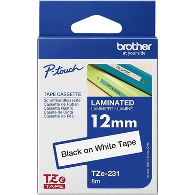 Páska Brother TZ-N231 (Černý/bílý)