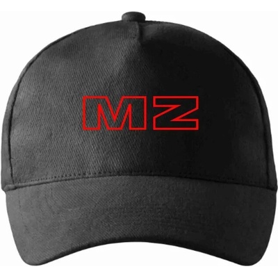 Šiltovka Moto MZ biela čierna