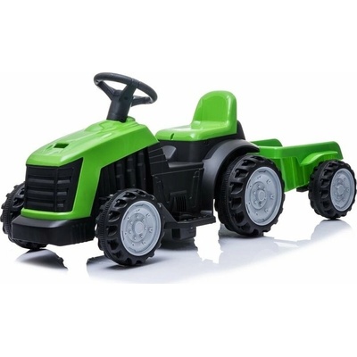 Mamido detský elektrický traktor s vlečkou zelená