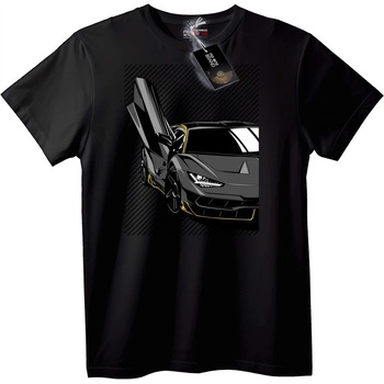 NOONEBRAND Тениска Автомания - S, Black