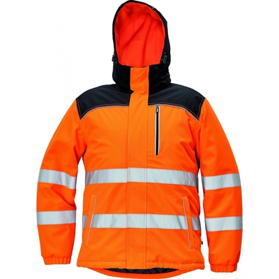 Cerva Knoxfield HI VIS zimná montérková bunda oranžová