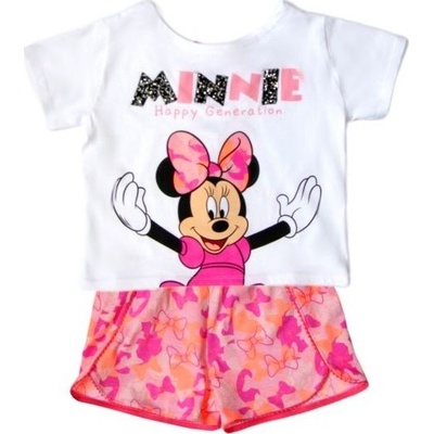 Dívčí set Minnie Mouse disney bílo-růžový