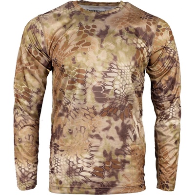 Tričko Kryptek Hyperion LS Crew dlhý rukáv Highlander