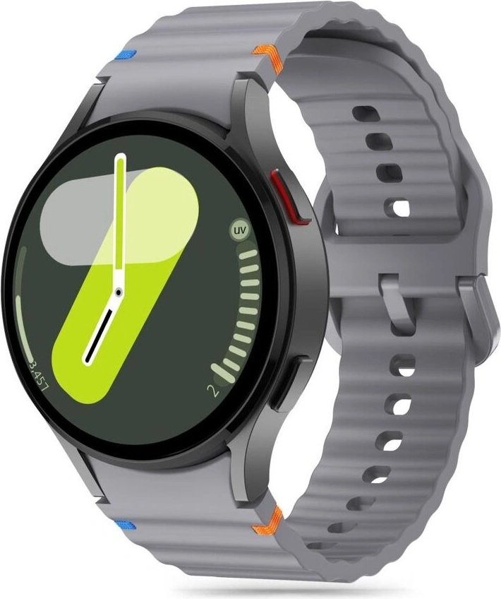 Tech-Protect Силиконова каишка за Samsung Galaxy Watch 4/5/5 Pro/6/7/FE от Tech-Protect Silicone Sport - Crayon Grey (5906302313402)