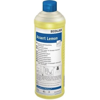 Ecolab Assert Lemon - ruční mytí nádobí a mytí ploch s citronovou vůní, 1 l