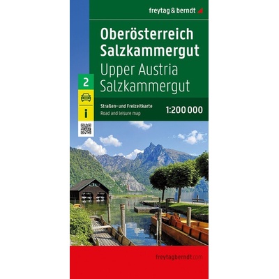 Horní Rakousko – Salzkammergut 1:200 000 / automapa + rekreační mapa