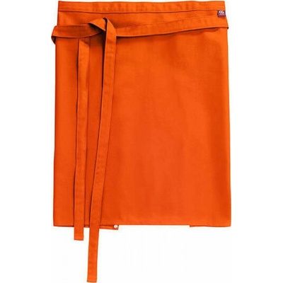 CG Workwear Gastro zástěra Roma odolná proti pomačkání Oranžová CGW123