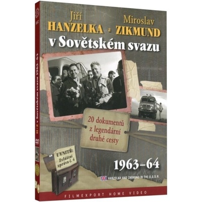 Hanzelka a Zikmund v Sovětském svazu - 2 digipack v šubru + brožura DVD