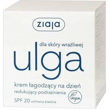 Ziaja Ulga ochranný denný krém posilňujúci cievy pre citlivú pokožku SPF 20 50 ml