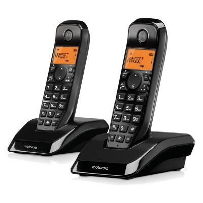 S12 Duo DECT телефон Индикация за входящо повикване Черен (C69000K50O2AES03)