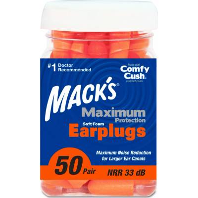 Macks Maximum špunty do uší 50 párů