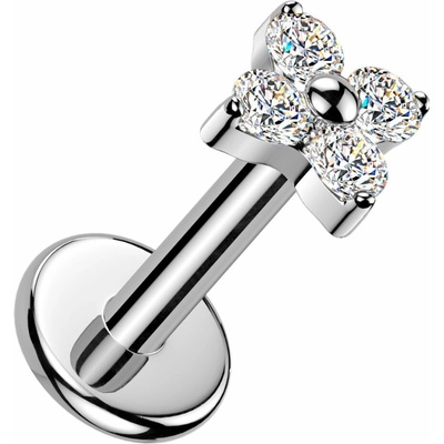 MARRE Piercing do brady labreta TITAN (1,2 x 6 mm) - TIT1744-1206