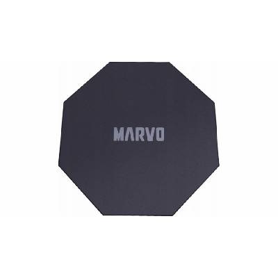 MW křeslo pro hráče, podložka do křesla, Marvo, GM02, 1100 x 1100 x 2 mm, černá, protiskluzová