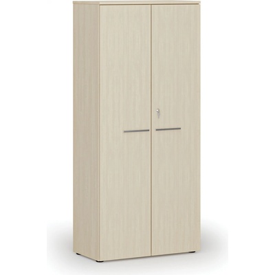 Primo Kancelárska skriňa s dverami WOOD, 1781 x 800 x 420 mm, breza