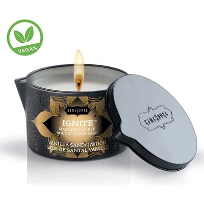 Kama Sutra Масажна свещ Kama Sutra ванилия и сандалово дърво 170 гр