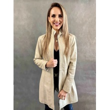 Max Original Leather dámsky kožený kabát STYLE-129 vanila