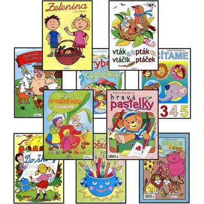 Mix maľovaniek A5 10 ks